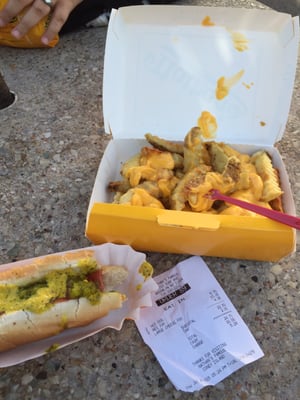 The ORIGINAL Nathan's Hotdog and fries -- Coney Island- Brooklyn, NY