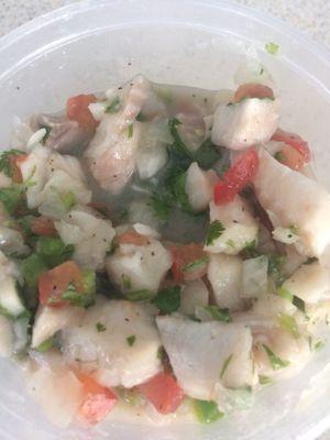 Ceviche de pescado