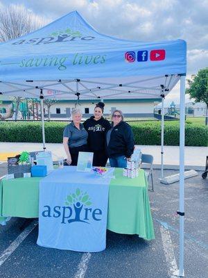 Our Aspire substance use team at the Jimmy Run hosted by the Zachary Horton Foundation.