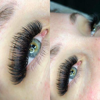 Mega volume lash extensions