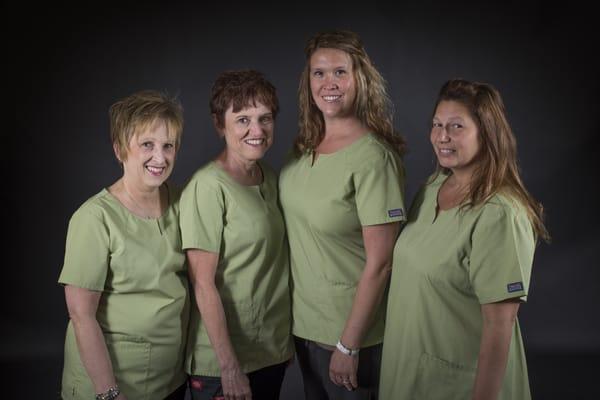 Dental Assistants: Cheri, Judy, Heather, Louise