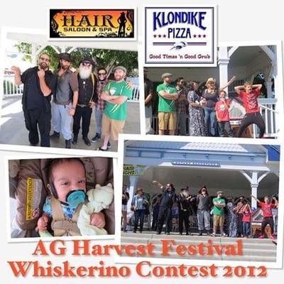 2012 Whiskerino Contest during AG Harvest Festival. Next show is Sept 28 1:45pm Rotary Bandstand. Sign up at 1:15