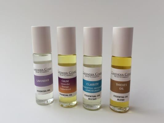 Ahhhh  Aromatherapy.  Enjoy our own Essential Oil Blends.