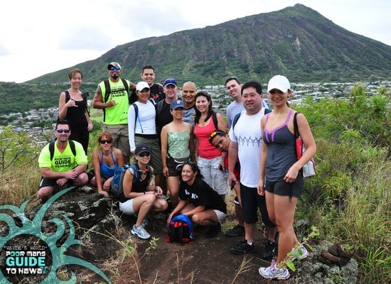 Another great Crew and Hike...behind us Koko Crater