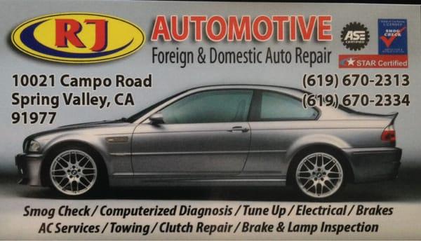 RJ Automotive business