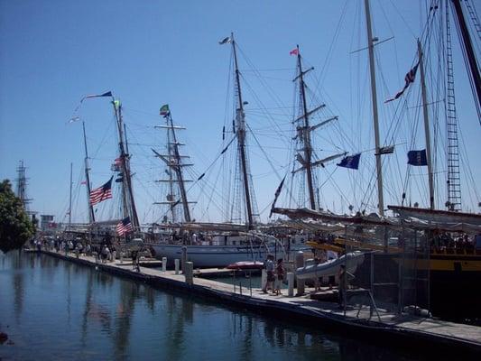 Tall Ship row