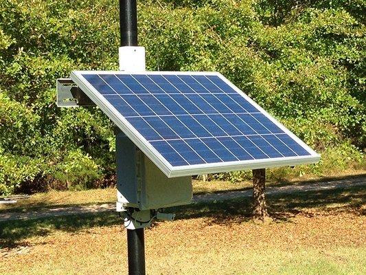 Solar Pole with battery pack