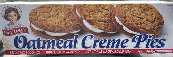 Little Debbie's oatmeal cream pies