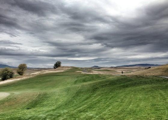 Rainy and windy day at Palouse in late Sept 2013