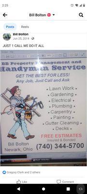 Bill Bolton Handyman Services