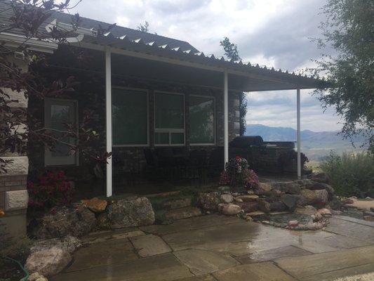 Awesome patio and awning