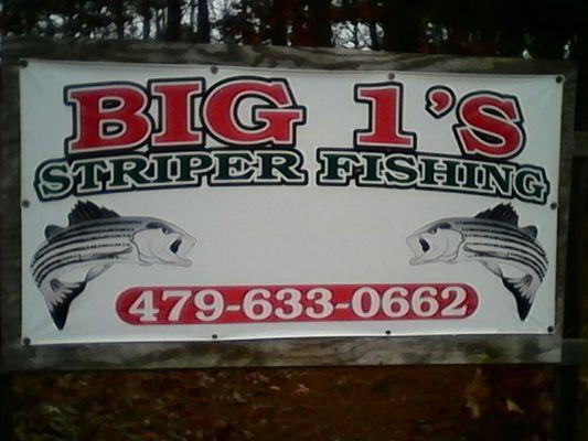 You'll know when you're getting close when you see this sign let's go fishing