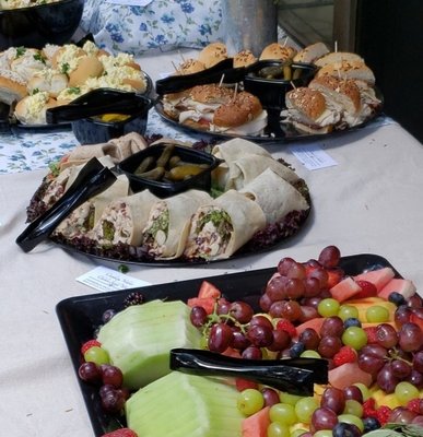 Deli Luncheon with fruit display!