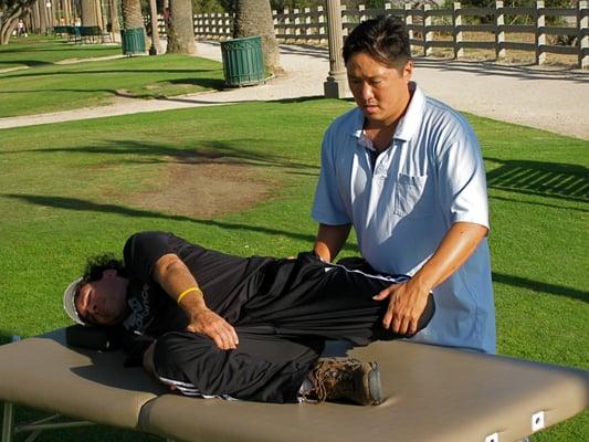 Athletes & seniors need this type of tune-up. Treatment is always adjusted to the individual's mobility.