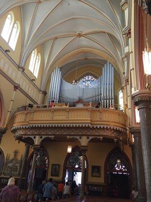 enormous pipe organ