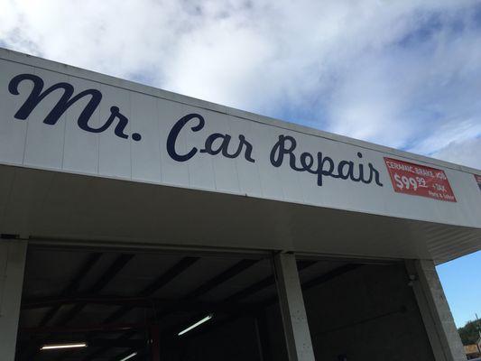 Great place to work on your car!