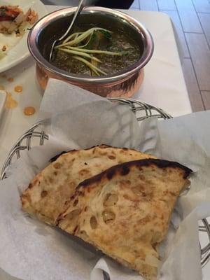 AMAZING onion naan and chicken #yelpeatsNYC