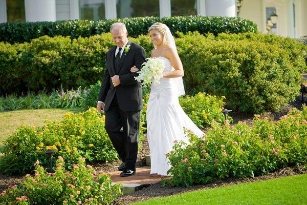 Wedding Ceremony at Two Rivers Country Club in Williamsburg VA