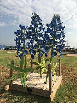 Bluebonnet statue