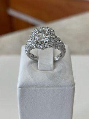 Custom Make 18k Diamond Engagement Ring