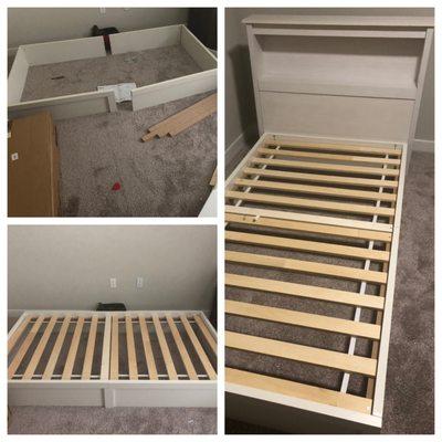 Need help putting your kids room bed room set together? Let us help you set it up stress and worry free. Give us a call at (850) 677-5448