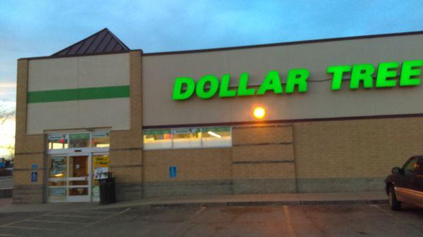 Outside the Sauk Rapids' Dollar Tree store.