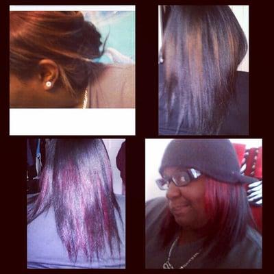 JUsT sUm Of THe ManY haiR CoLoRs nD pReSs N cUrL Do's... DaT mY GURL kiTa did iN mY haiR... Nd DyeS sHe puT iN mY haiR!! NaTuRaL