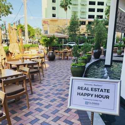 Realtor Happy Hour networking event at the new ETARU in the Icon on Las Olas, hosted by CLOSED Title.