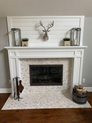 Fireplace mantle