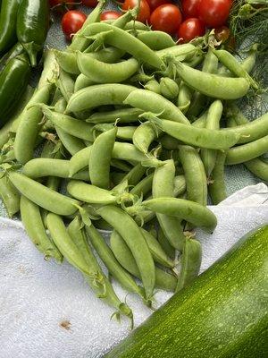 Green bean & cherry tomatoes.