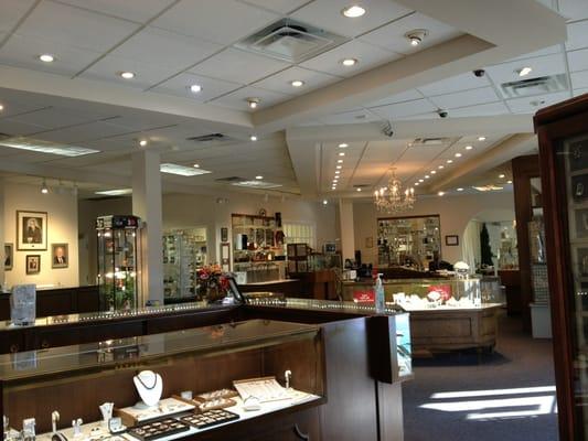 Inside Cass Jewelers