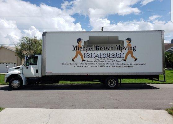 New lettering on truck