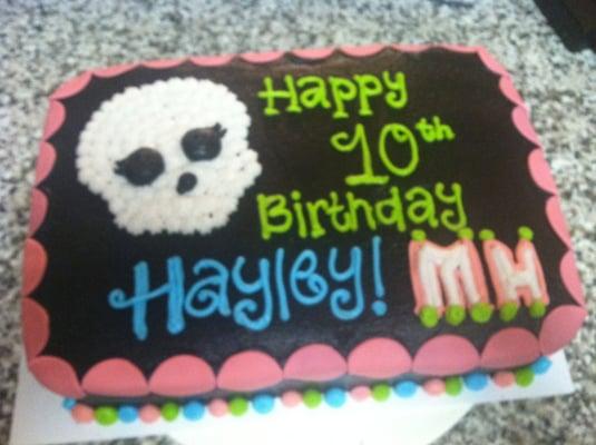 Monster High Birthday Cake