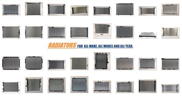 Radiators for all makes,models and years.