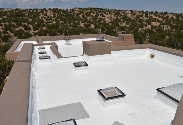 Commercial Roofing Silicone Foam Roof Surprise Sun City Arizona