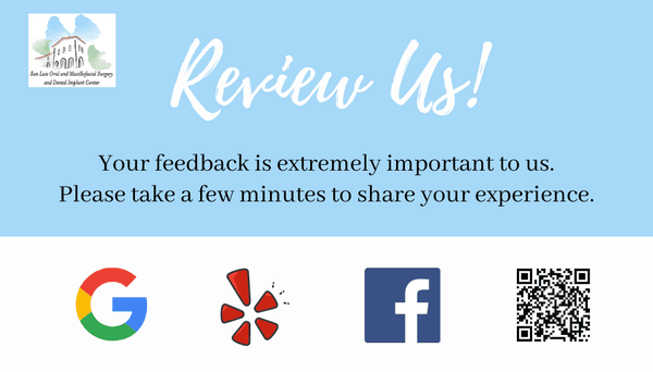 Please share your reviews! We want more patients like you!