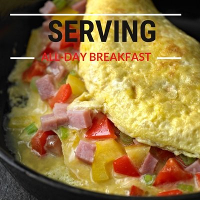 Serving breakfast all day!