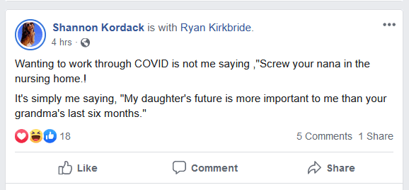 A message from the "Personal Training Director" who wants you to know how she feels about the health of you and your family