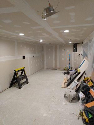 Basement remodel