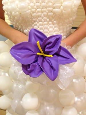 Fantasy flower - Yes it's made of balloons!