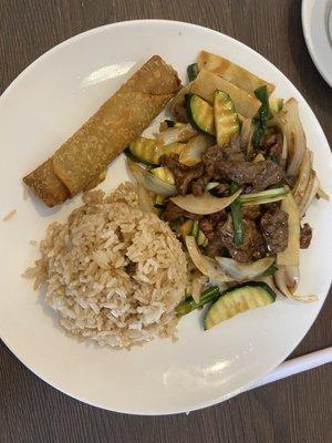 L17. Mongolian Beef Lunch Special