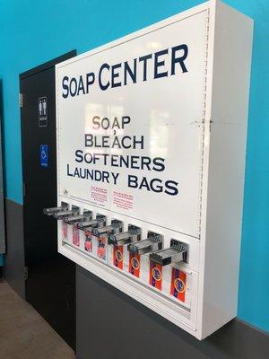 Laundry Detergent and Dryer sheets available for purchase on site.