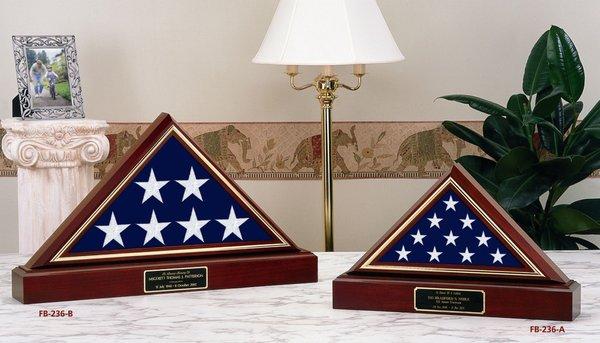 Quality Flag boxes with gold trim