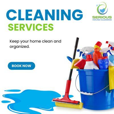 Say goodbye to the mess and maintain a tidy home with our standard home cleaning services.