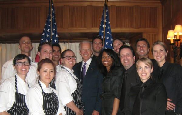 Dinner with the the Vice President of the United States.