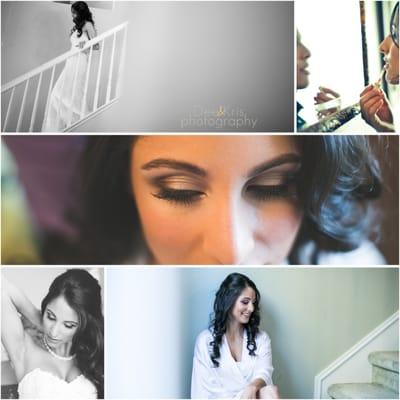 Our loving bride preparing to tie the knot at the Discovery Bay Country Club.