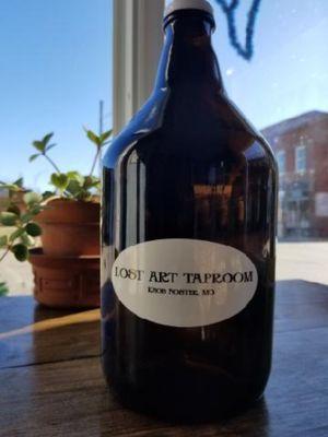 Growlers are available