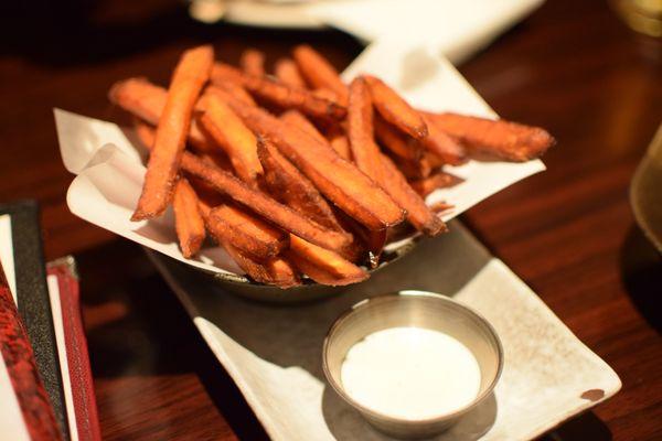 Sweet potato fries, delicious!