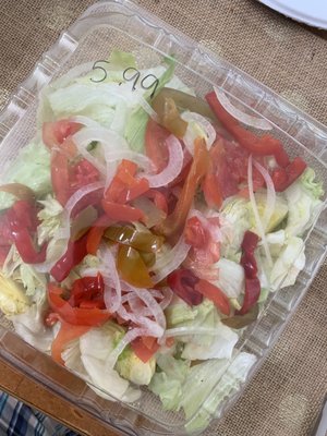 Great sized salad for $5.99