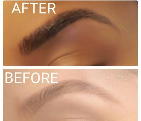 Let your brows make a statement. 3D brows Microblading by Kristal